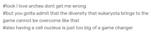 Love The People Talking About Microorganisms As If There's A Meta