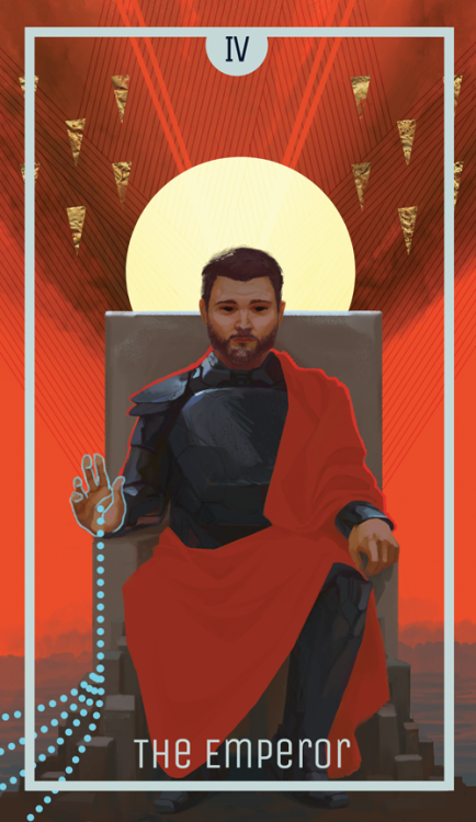 The Expanse tarot: High Consul Duarte as The EmperorPart 1: fluorescentwolf.tumblr.com/post/