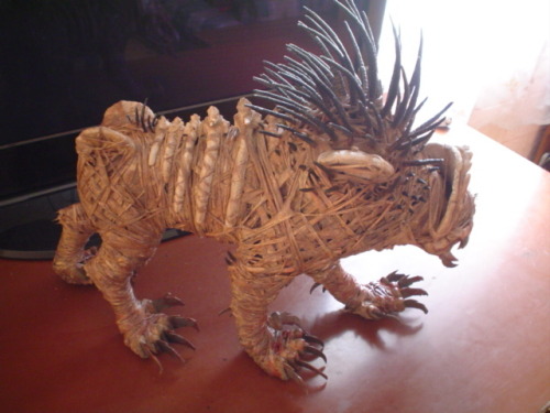 rayamira:  Let me freak:D   This one is The beast of Gévaudan. Original potos:http://www.dinosaurios.4t.com/photo2_1.html 