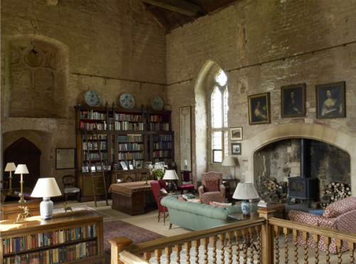 cair–paravel:Interiors of Markenfield Hall, a medieval manor near Ripon, North Yorkshire, dating bac