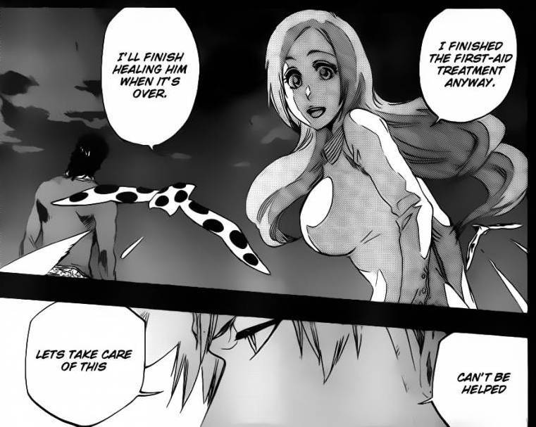 I really don't understand why Kubo didn't let Orihime and Chad