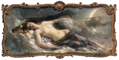 v-ersacrum:Léon Comerre, Luna, 19th century