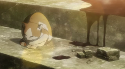 egorseksualno-racelett:piglii:felitomkinson:ziegsden: piglii:  HOLY SHIT you guys wanna talk about the most hardcore character in attack on titan well look no motherfucking further this goddamn fucking cAT is just sitting right by a goddamn POOL OF BLOOD