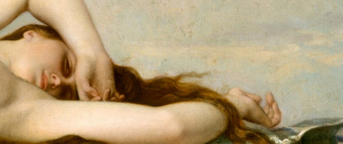 godwound:Birth of Venus  Alexandre Cabanel(1863) - details