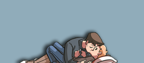 ilovetextingandscones: Jack and Bitty. They kissed.