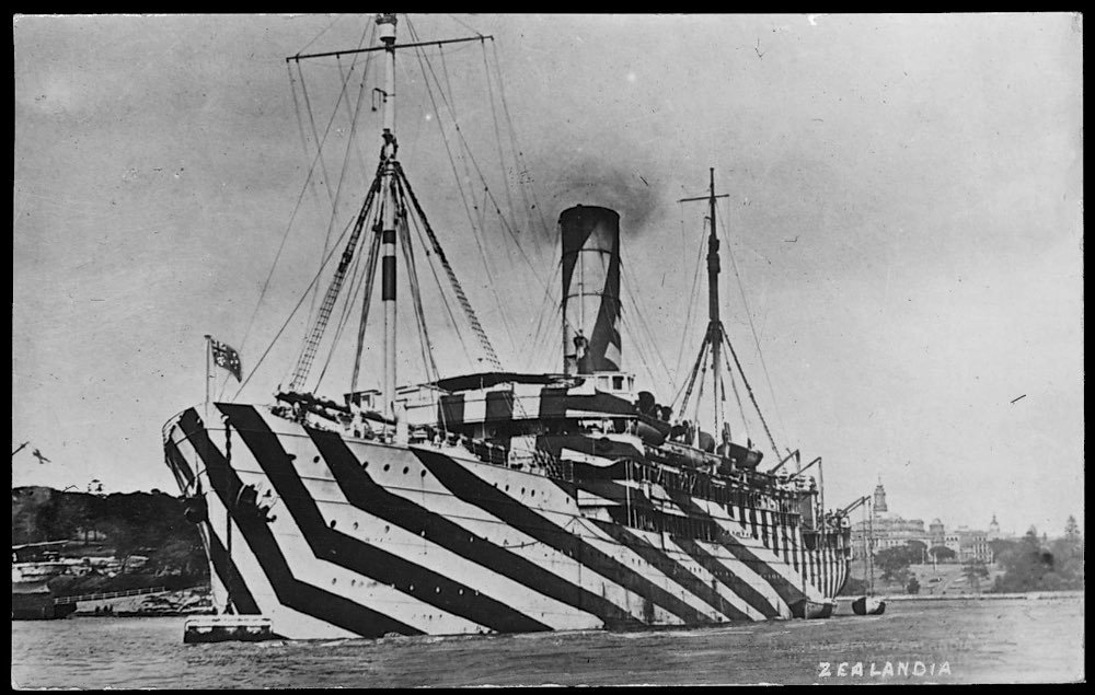 rocketumbl:WWⅠ Dazzle camouflage