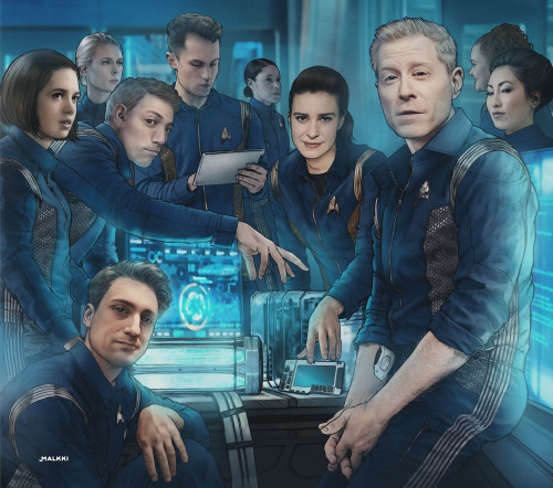 Team Stamets Finally! A proper group shot, to feature some of the uncredited regulars of the Disco f