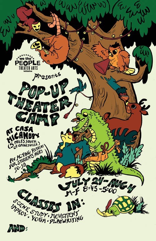 roxydrew:
“Another theatre camp poster commission!!
”
:pours one out for Walt Kelly: