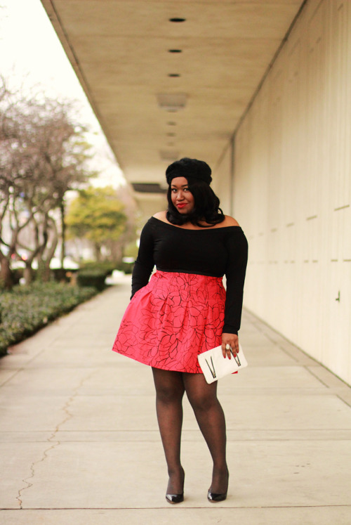 shapely-chic-sheri: {New Post} Love at First Sight. Check out my Valentine’s Day look on my of
