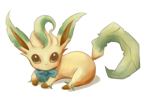 pokemonfourever:Leafeon by ~oi-m