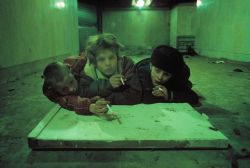 Homeless children living in an underground
