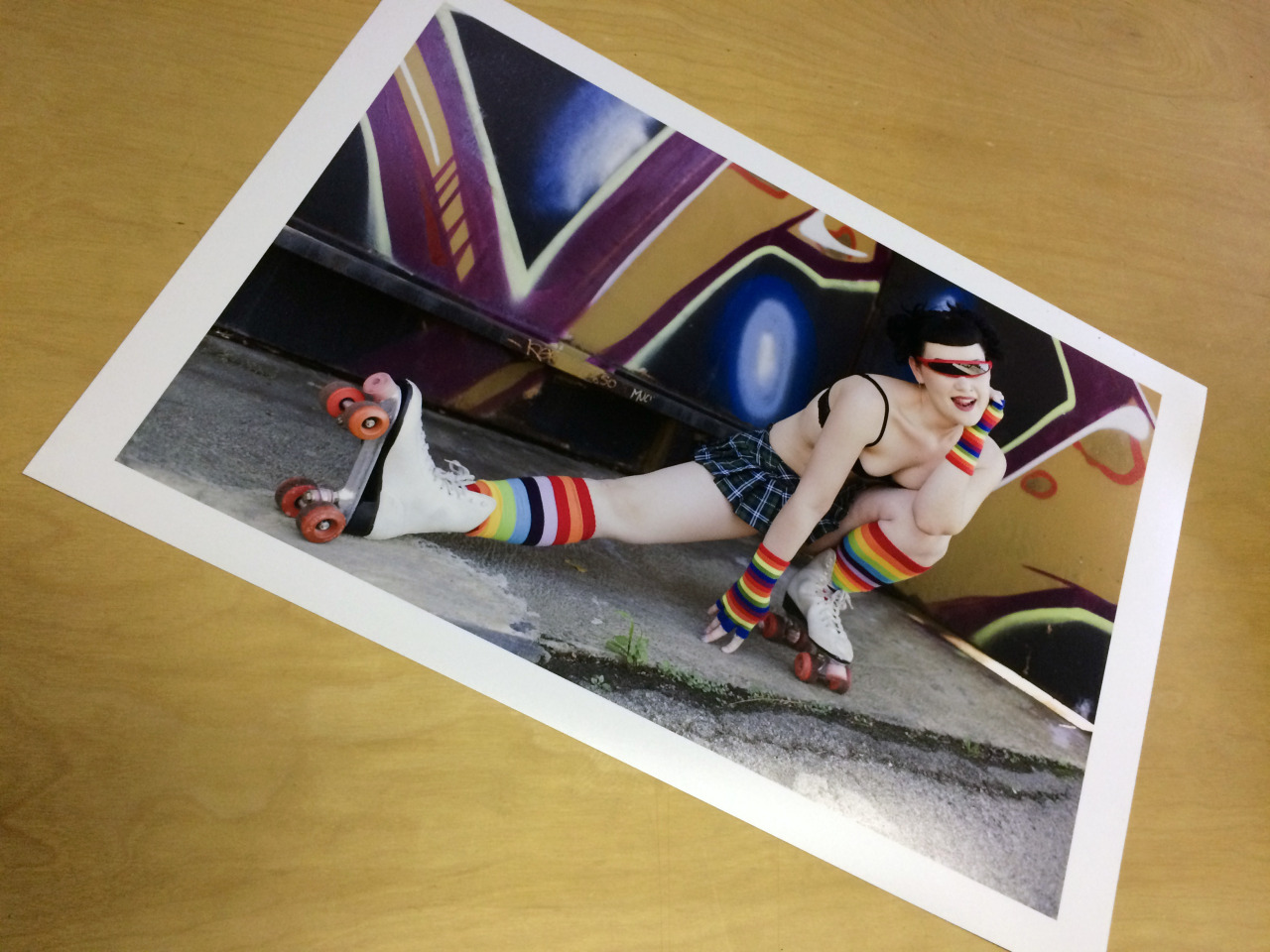 photosbycoop:  LADY KRONDOR “rollerskates” - photo print13&quot; x 19&quot;