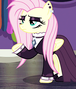 amdots:Goth Fluttershy in ‘Fake It Till You Make It’