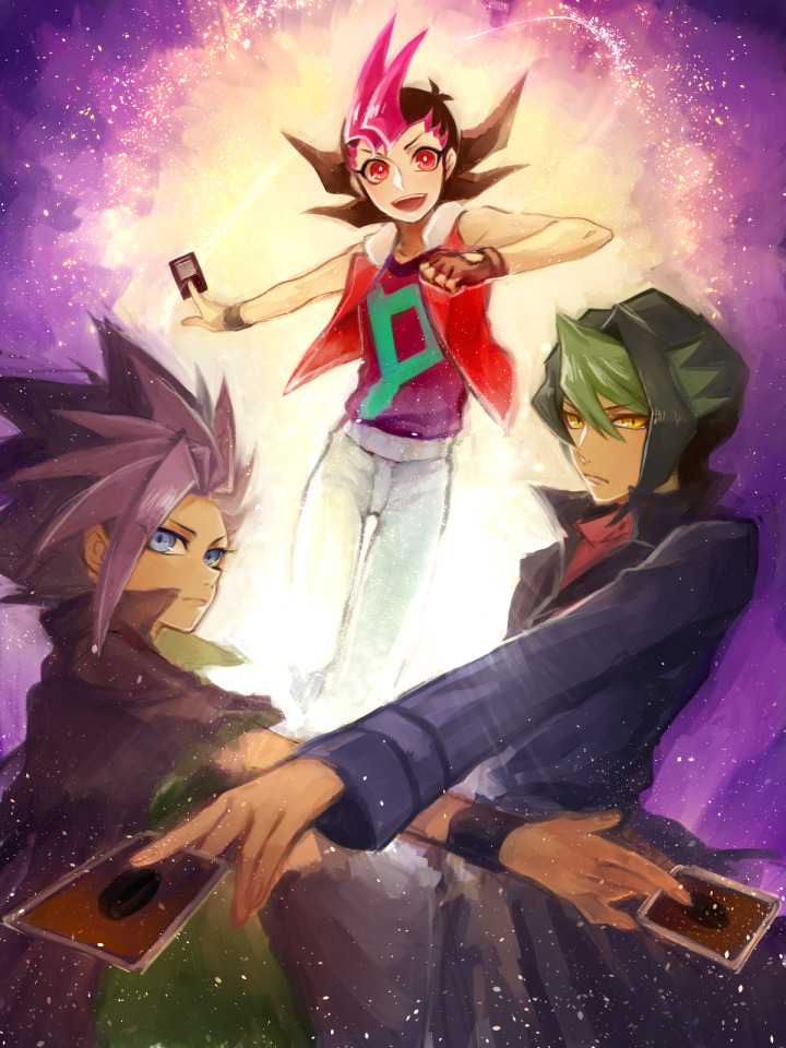 star-of-pleiades93:  pixiv id: 403610Shun, Yuto… you are Heartland’s last hope…
