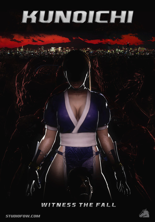 vsmnd:  Look what a badass poster I did for the Kunoichi movie, whichÂ is GOING