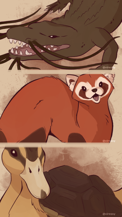 I drew some critters for an article in ELEMENTAL: Tales of the Four Nations vol.2 @atlazineFind out 