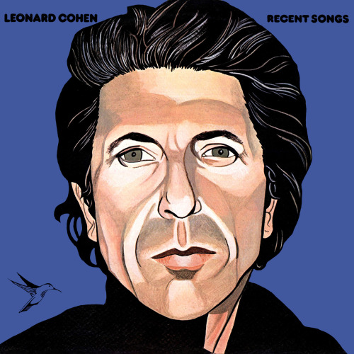 Leonard Cohen ‘Recent Songs’, Columbia, 1979. Art direction by Glen Christensen, illustration by Dia