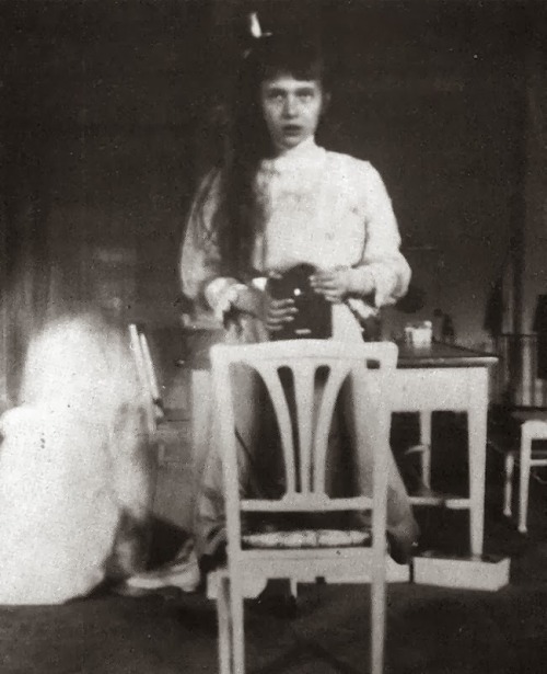 «Russian Grand Duchess Anastasia Nikolaevna at the age of 13 was one of the first teenagers to take 