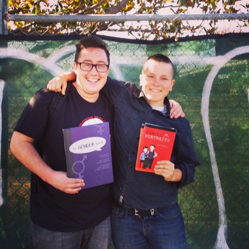 What happens when two transmasculine gender education illustrators are in the same hemisphere?  