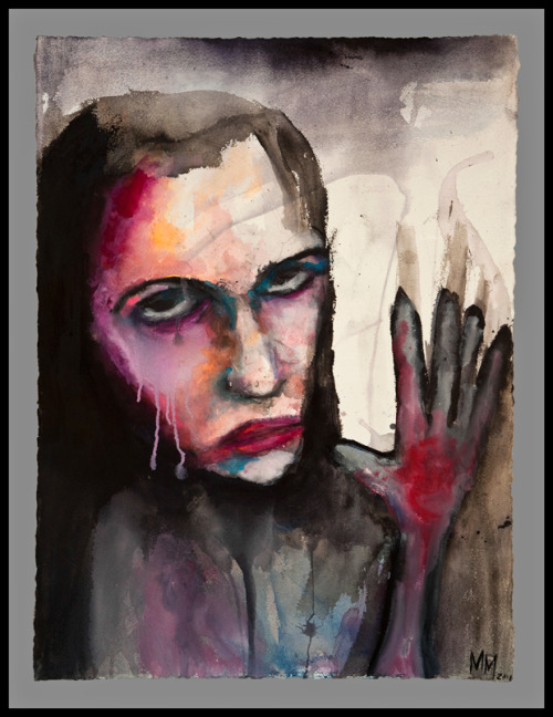 vividhdphotography:  Marilyn Manson Paintings (iii) 