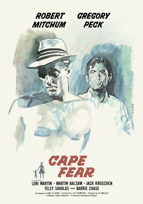 antoniostella:Poster for “Cape Fear” - 1962 by J. Lee Thompson