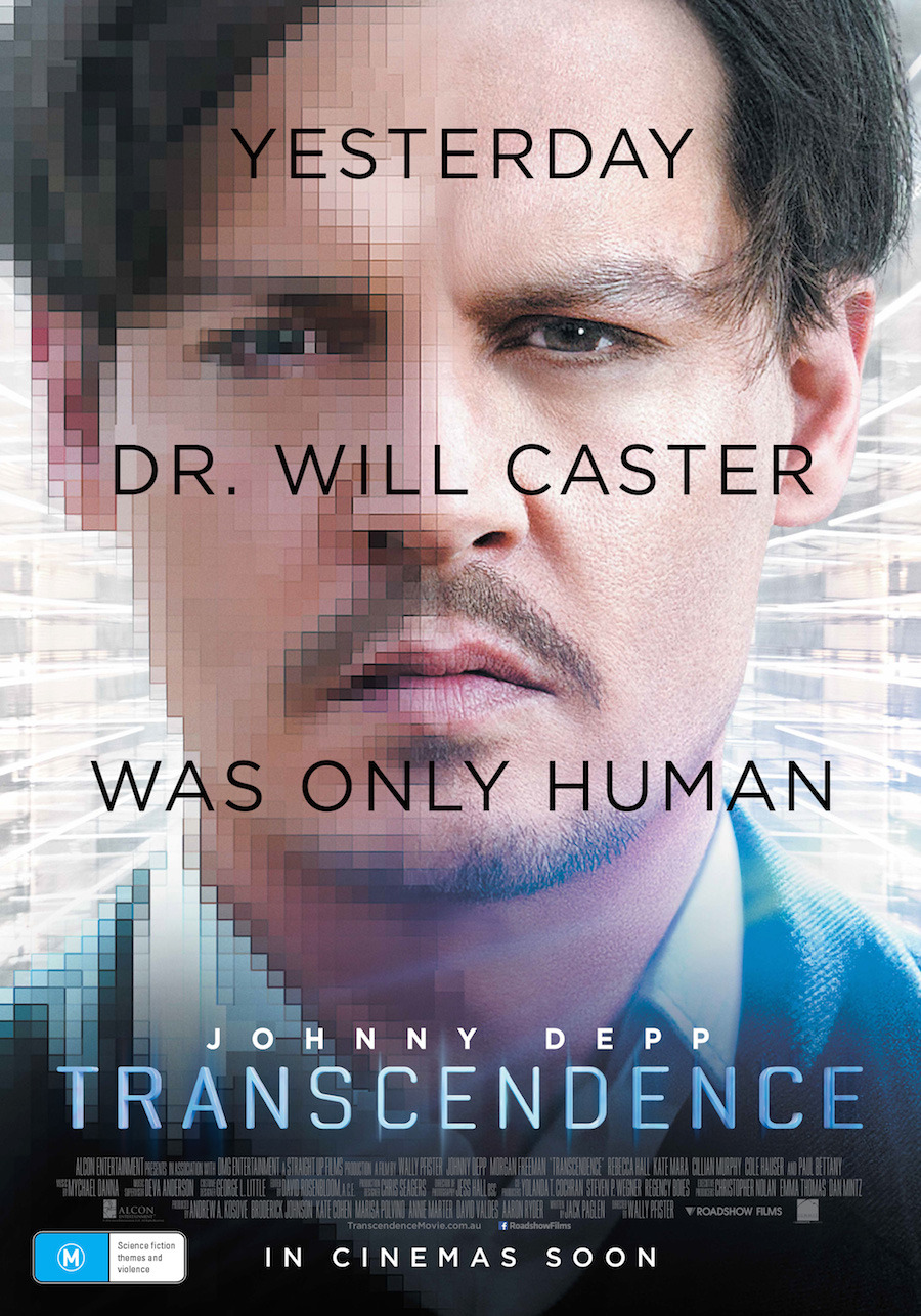 Roadies - You could win tickets to see Transcendence here. The film arrives in cinemas Thursday! Are you ready? Watch the trailer here.