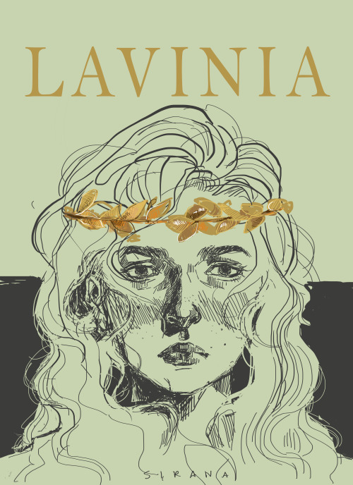 siranea:inspired by the cover for Lavinia by Le Guin, because it’s so nice