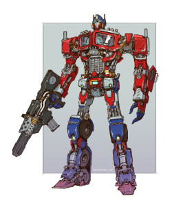 emersontung:  Optimus Prime. #marchofrobots