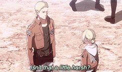 tsuyuake:  SNK MEME ↳ A scene that made you smile (2/?): “that slacker” Annie