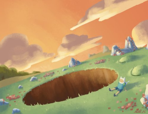 sarsaparillasquiggles:  Really liked the recent episode of Adventure Time, so I started this up pretty soon after.  Good music this episode~ 