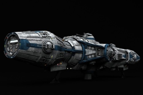 Rebel Alliance Corellian Gunship DP20  //  Artist:  Alexander Ivanov @ ArtStation
