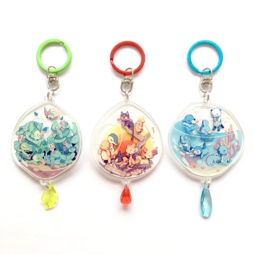 Sorry for keeping you all waiting!  All pokemon keychains have been restocked on storenvy! (Yes