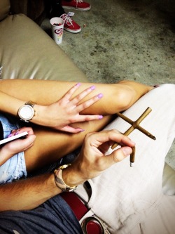 purplengabbana:Couldnt find this so reposting, cross blunt with bae