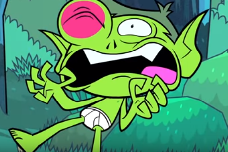 From the Teen Titans Go episode Nature where porn pictures