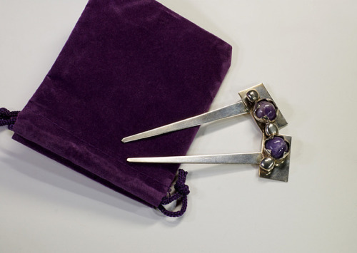 shewhoworshipscarlin:Hairpins, late 1900s, Mexico for the Scandinavian market.