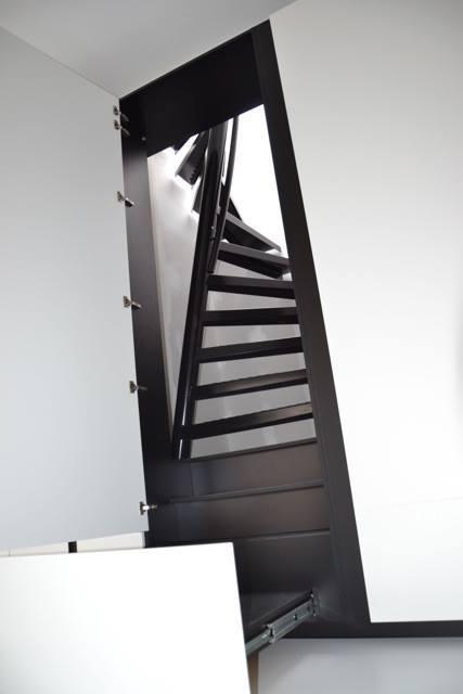 enochliew - 1m² staircase by EeStairsIt reaches a full story in...