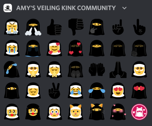 I made nun emojis for my discord so the niqabi emojis won’t feel so lonely. And I know you vei