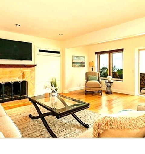 Library Living Room San DiegoExample Of A Large, Traditional Open-concept Living Room With A Bamboo Floor