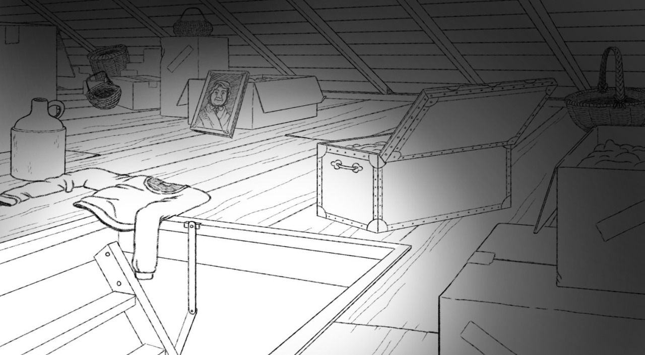 clarkesnyder:  Background layout designs by Clarke Snyder for Cartoon Network’s