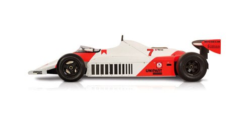 John Barnard, Mc Laren MP 4/1, 1981. Carbon pioneers. The first F1 car with carbon fiber monocoque. 