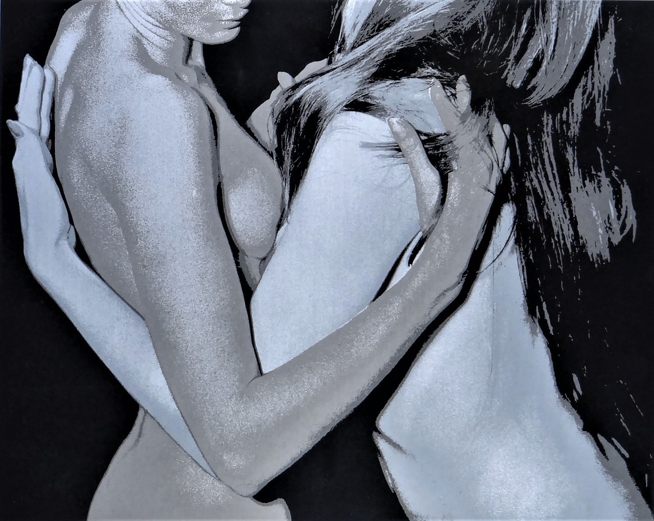 regardintemporel:   Jacques Richez - L’ Etreinte 