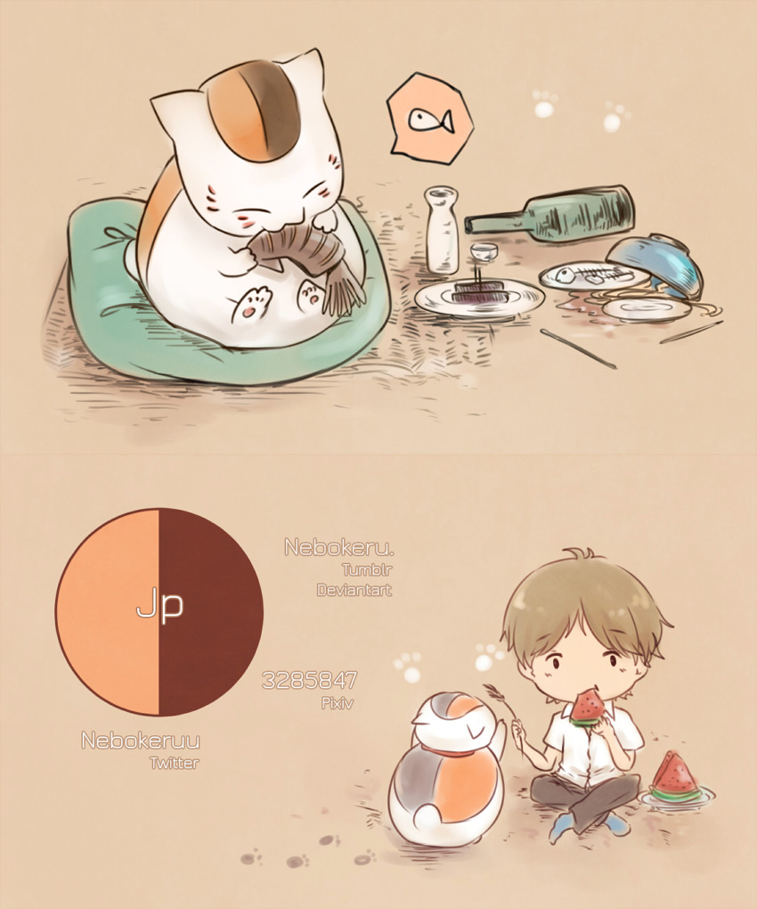 nebokeru:  I’m actually going with the top one, but here are my business card desgins