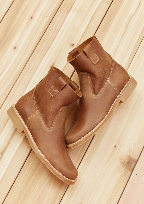 The Shorty BootInspired by classic riding boots, our short cropped shoe is ideal for everyday comfor