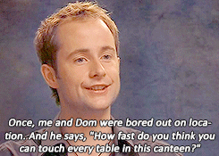 bofur-of-ered-luin:  Billy and Dom: actors who actually are their characters // LOTR behind the scenes 
