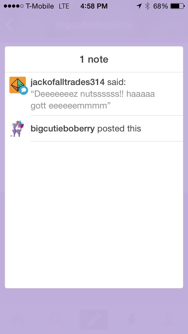 Lol!  You dork!!