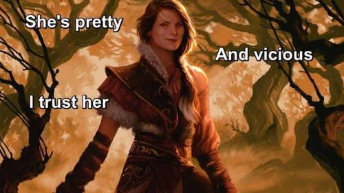 odric-master-swagtician: I asked my sister to give me her first impression of some Planeswalkers and