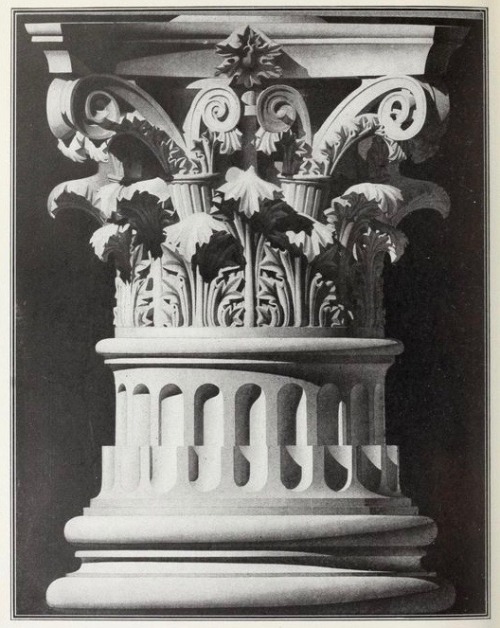 nemfrog:  “Corinthian capital and base.” Emanuel Brune. Cyclopedia of drawing. 1905. 