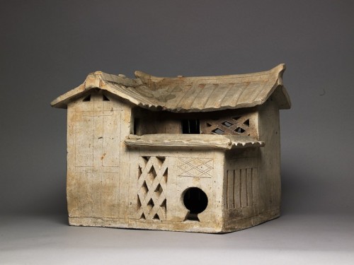 Burial model of a houseGuangdong province (place of creation)Han Dynasty (c. 206 BC - AD 220)earthen