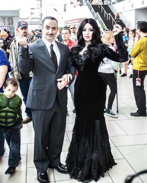 kittykrell:Morticia and Gomez Addams! Morticia: Me (Kitty Krell)Gomez: Jim ButcherPhoto: K3 ImagesTa