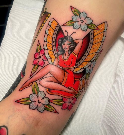Tattoos by Shannon Hodgkin — Fairy for @renaelagowski_ Thanks!! (at The...